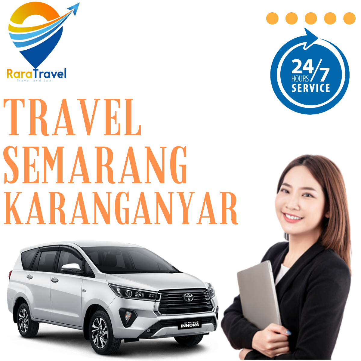 Travel Semarang KarangAnyar Murah PP Hiace - RARATRAVEL.ID