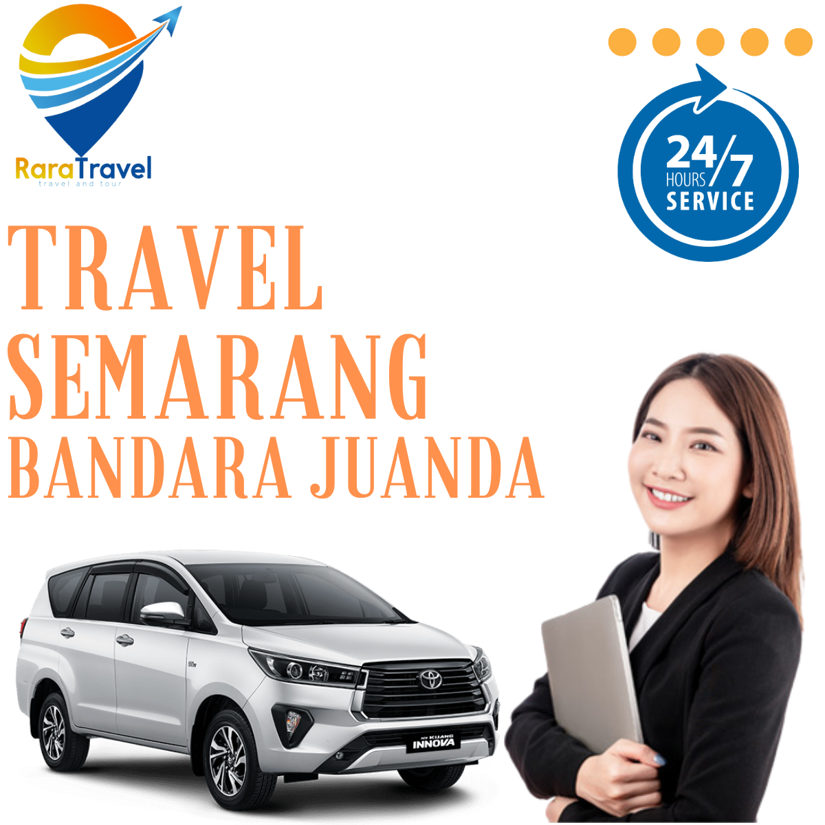 Travel Semarang ke Bandara Juanda PP Murah - RARATRAVEL.ID