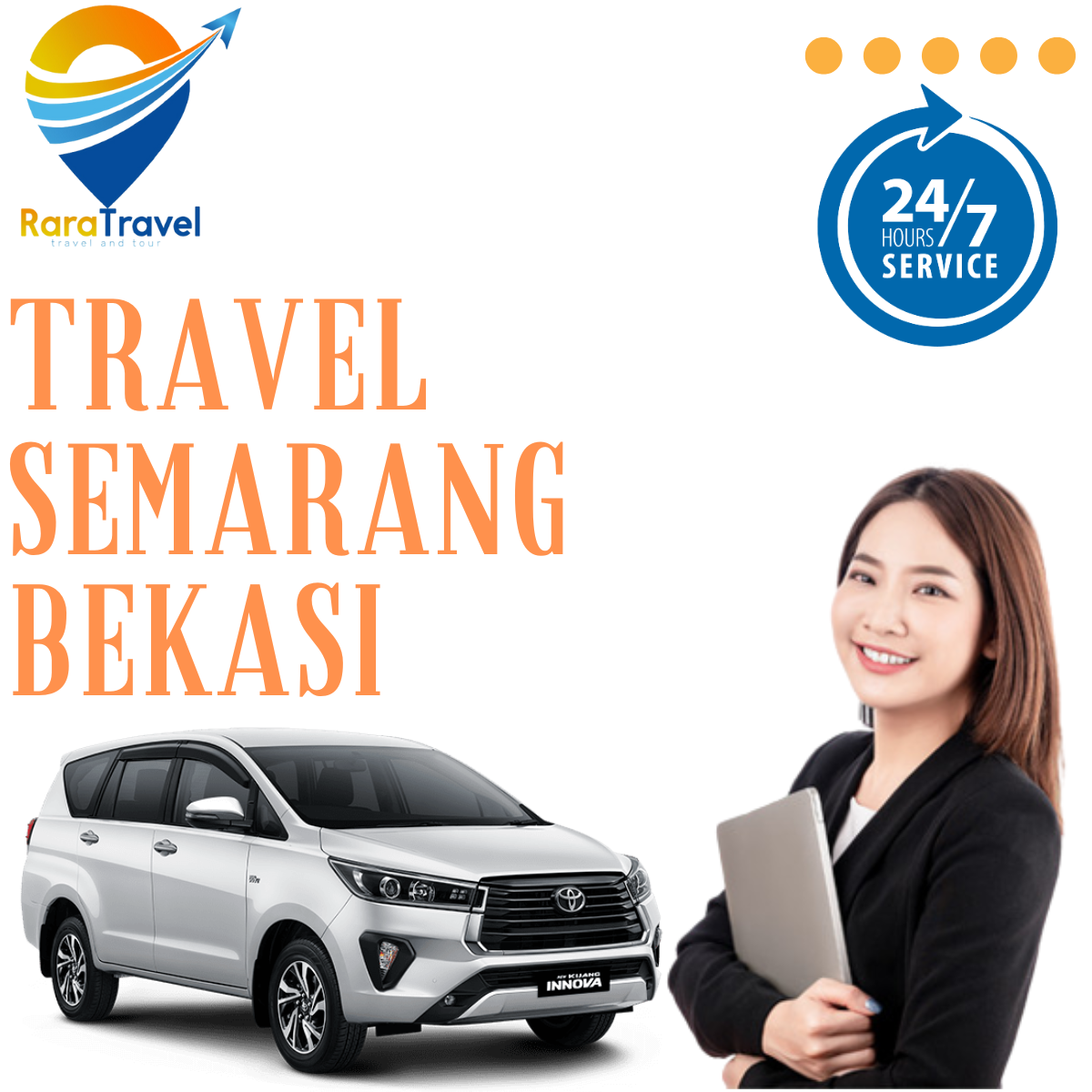 Travel Semarang Bekasi Murah via Toll - RARATRAVEL.ID