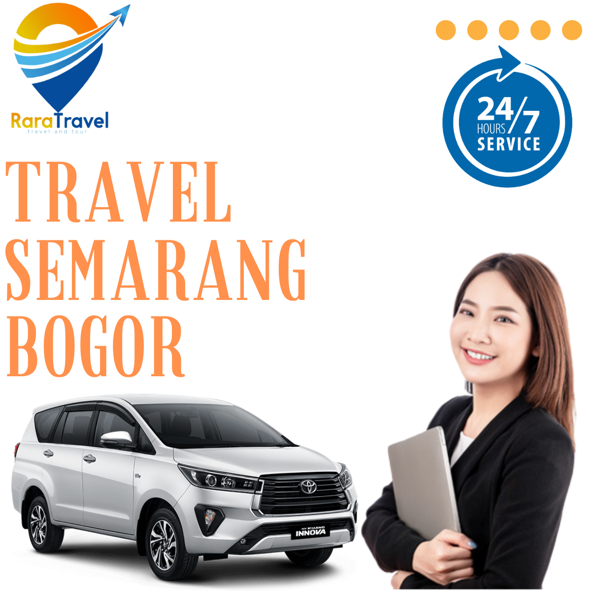 Travel Semarang Bogor PP Harga Ticket Murah - RARATRAVEL.ID