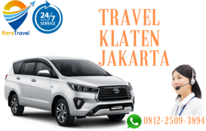 Travel Klaten Jakarta Murah Hiace Via TOLL Mulai Rp 220K