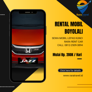 Rental Mobil Boyolali Lepas Kunci Harga Sewa Murah Mulai Rp 215K - RARATRAVEL.ID