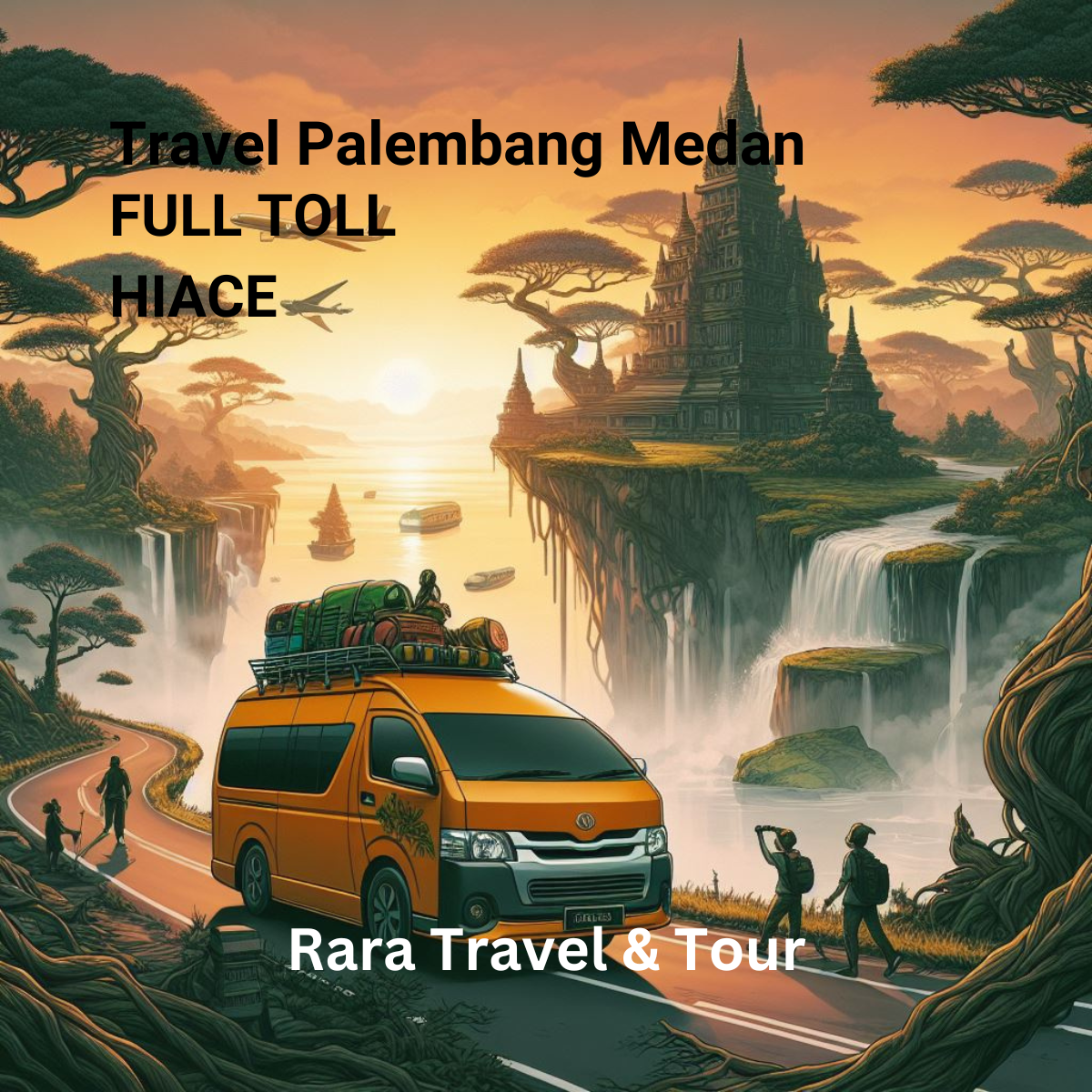 Travel Palembang Medan Hiace Murah Full Toll Layanan 24 Jam