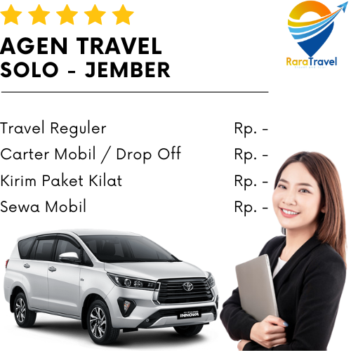 Travel Solo Jember Murah Hiace Via Toll Harga Tiket Mulai IDR 245K Layanan Door to Door CS 24 Jam