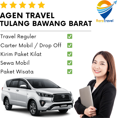 Agen Travel Tulang Bawang Barat Ongkos Murah Layanan 24 Jam