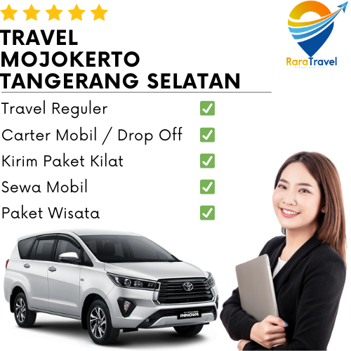 ⭐️Travel Mojokerto Tangerang Selatan Hiace Murah⭐️