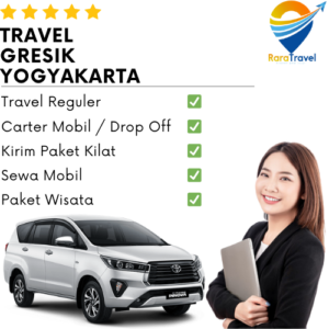 Travel Gresik Yogyakarta (Jogja) Ongkos Mulai Rp 215K