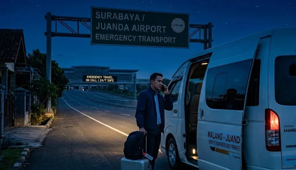 Menghadapi Urusan Darurat Tengah Malam? Opsi Transportasi Darurat Malang Surabaya yang Paling Aman 1 Menghadapi Urusan Darurat Tengah Malam Malang Surabaya