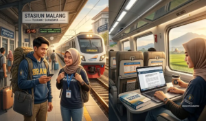 Mudik mahasiswa akhir pekan Malang Surabaya tanpa mengganggu tugas kuliah.