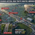 Peta Titik Rawan Macet Jalur Arteri Malang Surabaya dan Estimasi Waktu Tersita