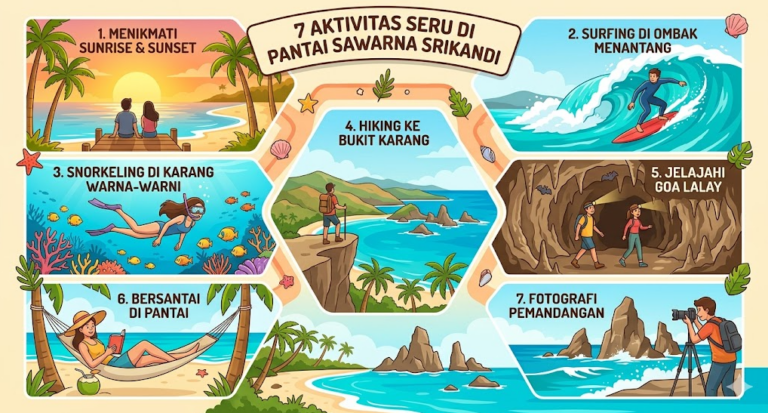 7 Aktivitas Seru di Pantai Sawarna Srikandi Selain Foto-Foto